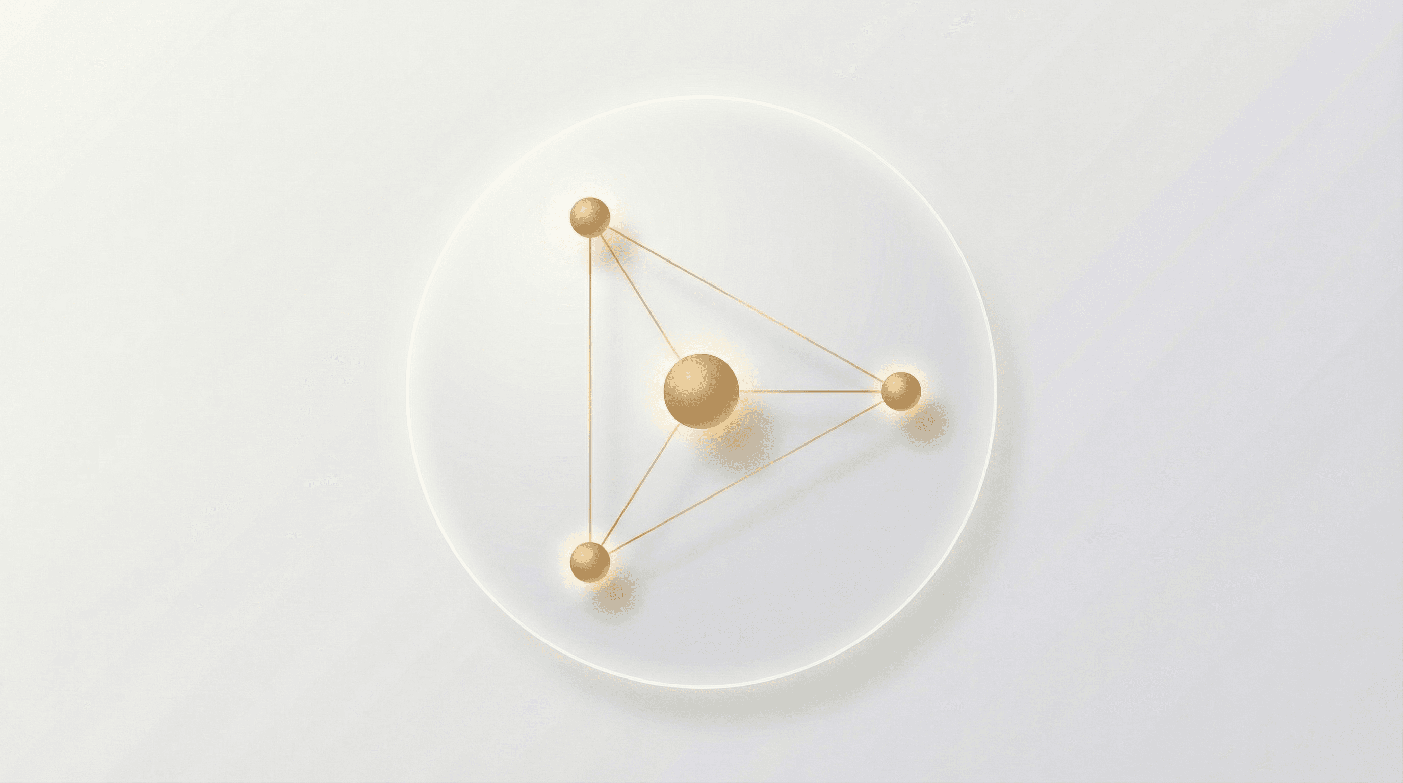 Connected circles representing meaningful relationships
